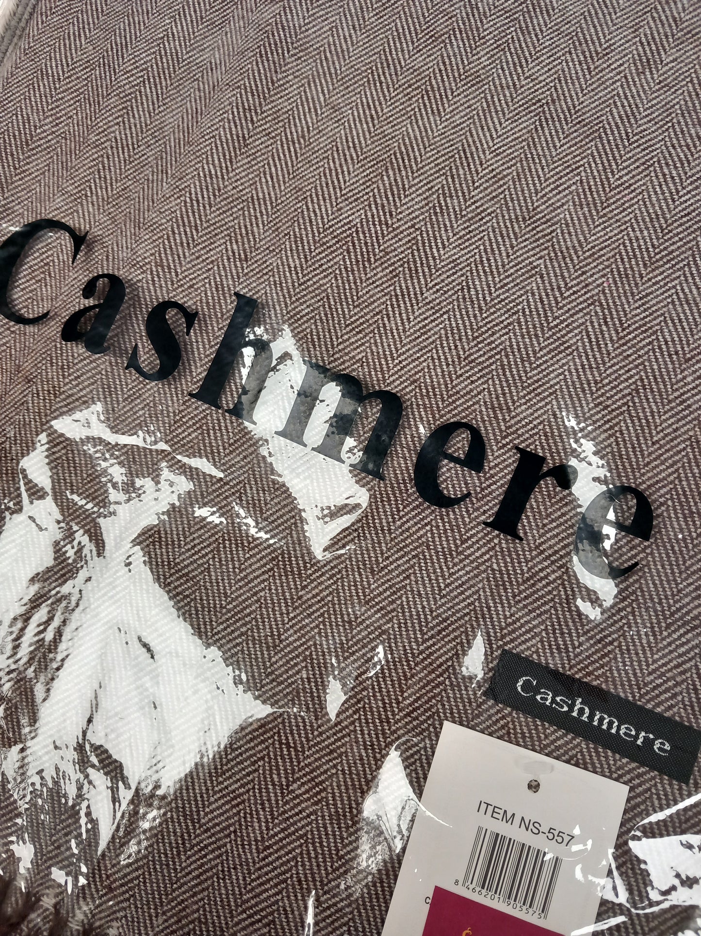 Écharpe réversible en cachemire pour hommes