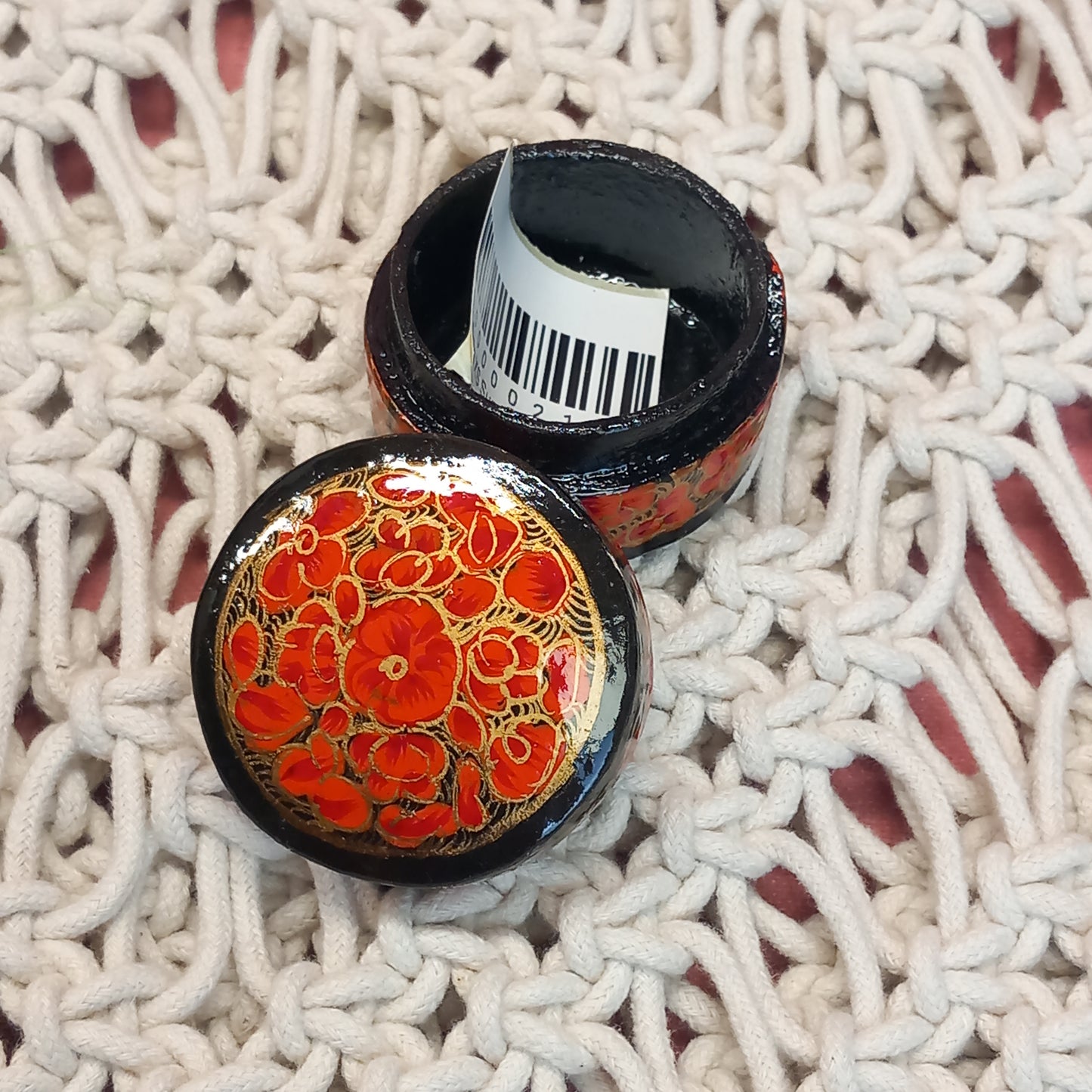 Cajitas Suruc Joyero XS redonda. Artesanía India.Complemento de bisuteria a precios bajos.Envío Gratis.