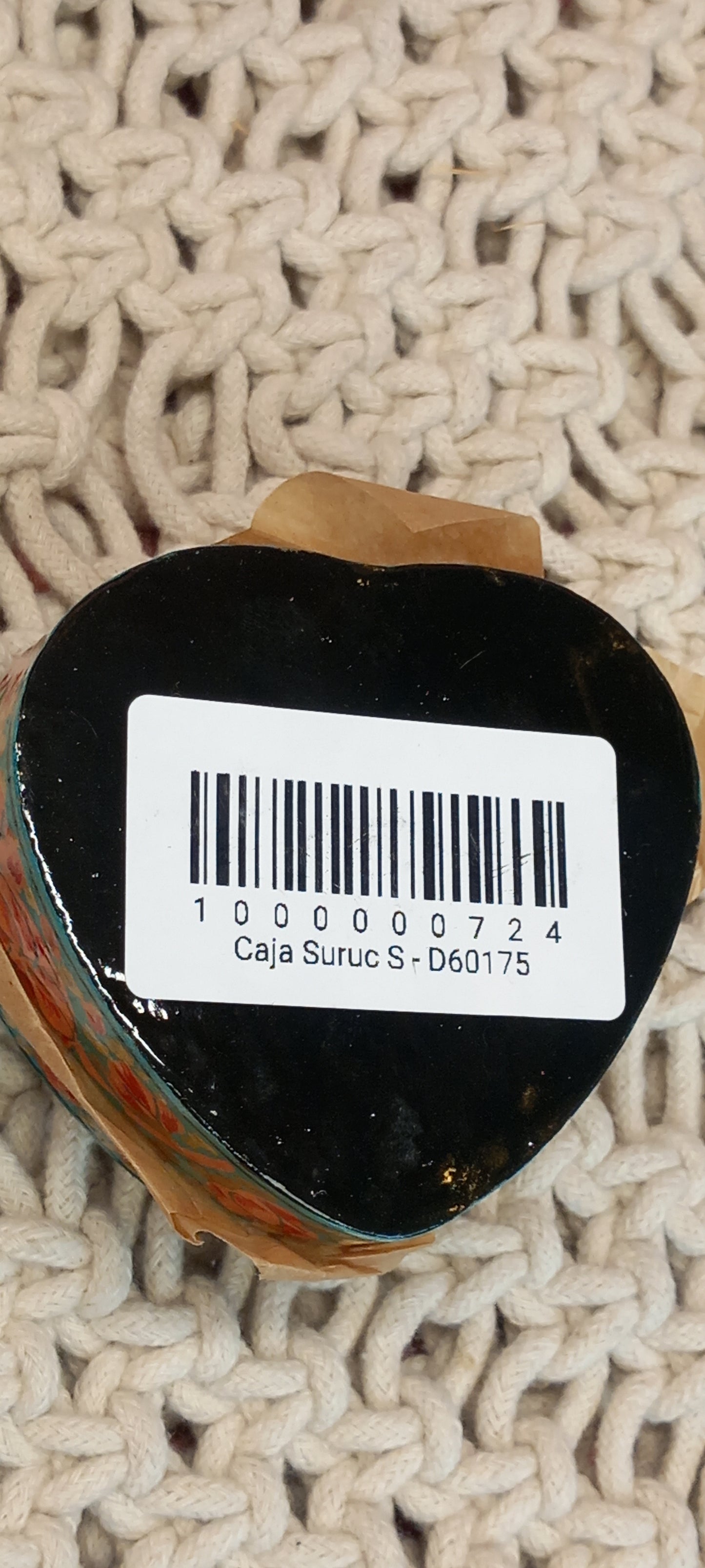 CAJA SURUC S ELABORADA Y PINTADA A MANO,EXCLUSIVIDAD EN ARTESANÍA INDIA.ENVÍO GRATIS.