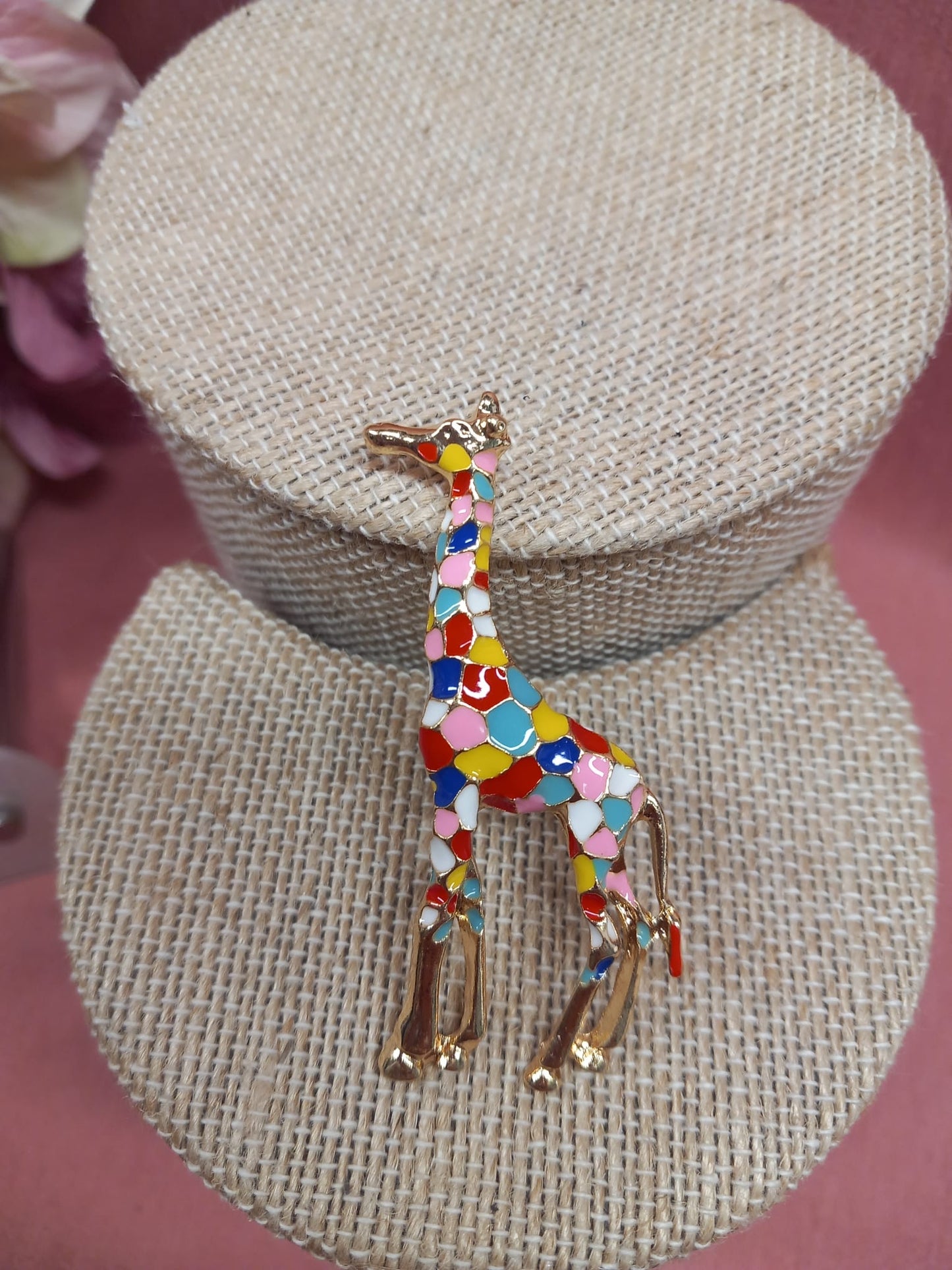 Broche Jirafa MultiColores