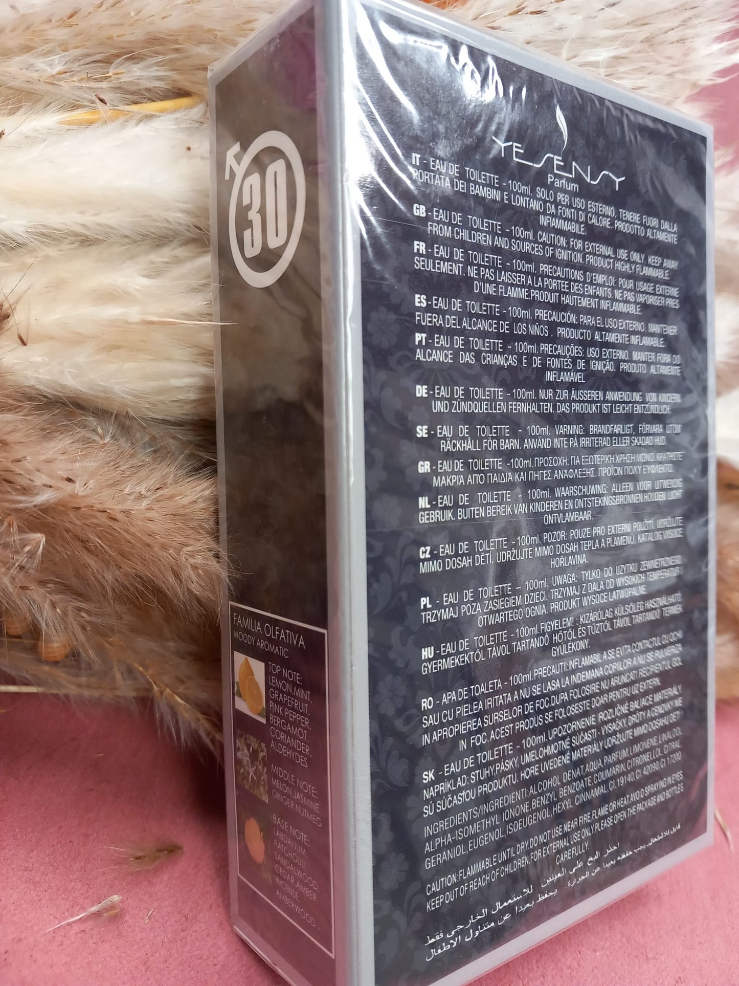 Perfume para hombre BLUE-CHAM de YESENSY 100 ml nº 30