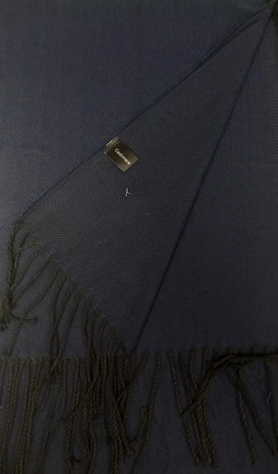 ÉCHARPE RÉVERSIBLE POUR HOMMES EN CACHEMIRE doux