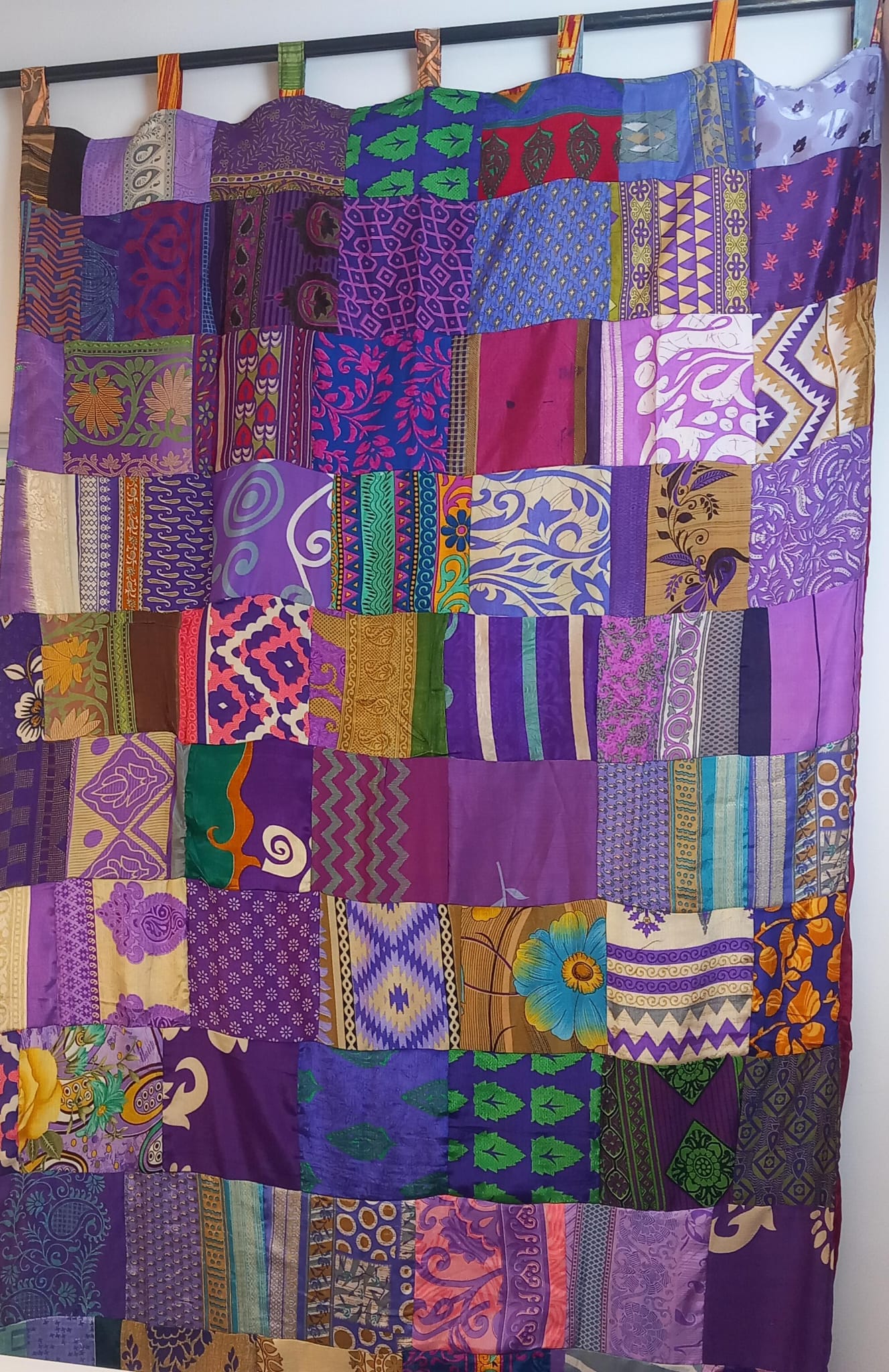 Cortina Bohemia Multicolor A DOBLE CARA.Envío Gratis y precio sin competencia. Modelo ALMA