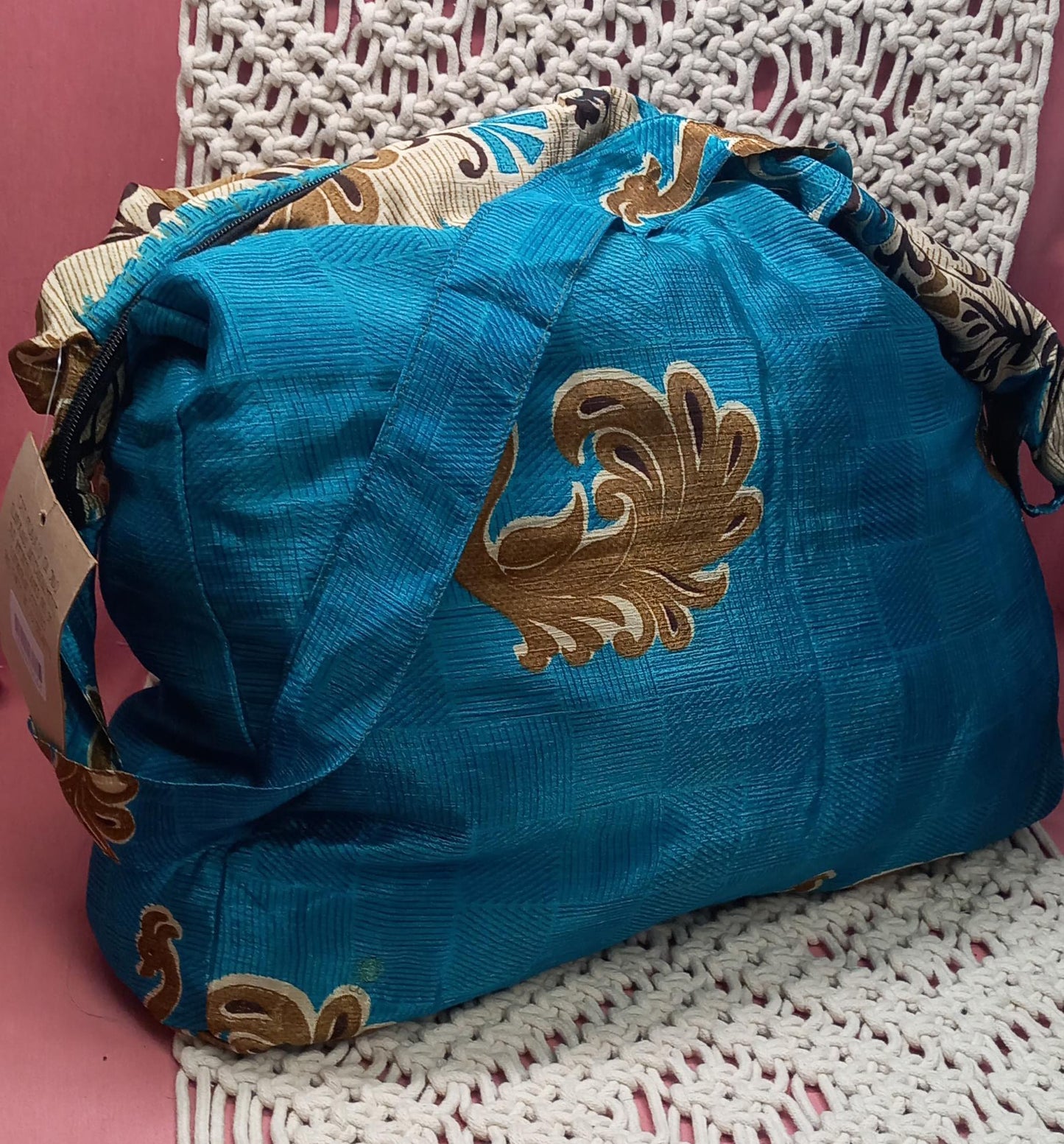 BOLSO ARTESANAL CON CREMALLERA INDIA AUTÉNTICO CON MÁGICOS COLORES.ENVÍO GRATIS SIN PEDIDO MÍNIMO.