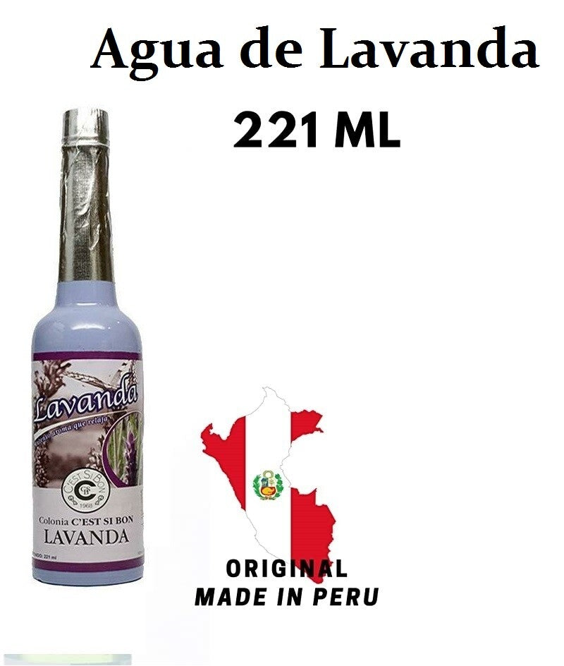 COLONIA DE LAVANDA.221ML,IDEAL PARA LA ARMONÍA Y EL EQUILIBRIO.ENVÍO GRATIS SIN PEDIDO MÍNIMO.