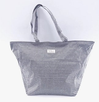 Bolsa de playa grande vichy negro,precio sin competencia,envío gratis.