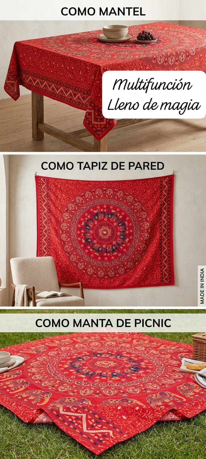 PIEZA MULTIUSOS PLAID ELABORADA ARTESANALMENTE,MULTIPOSICIÓN VIBRANTE.ENVÍO GRATIS SIN PEDIDO MÍNIMO.
