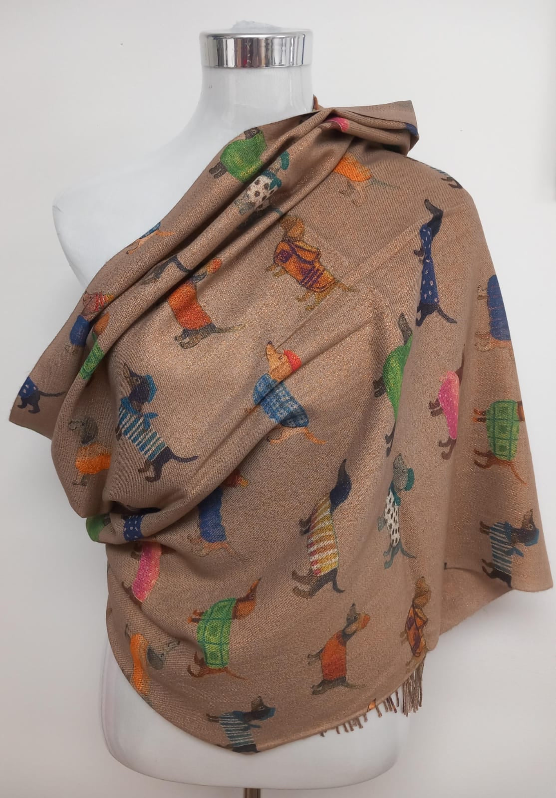 Cute Dogs Reversible Scarf