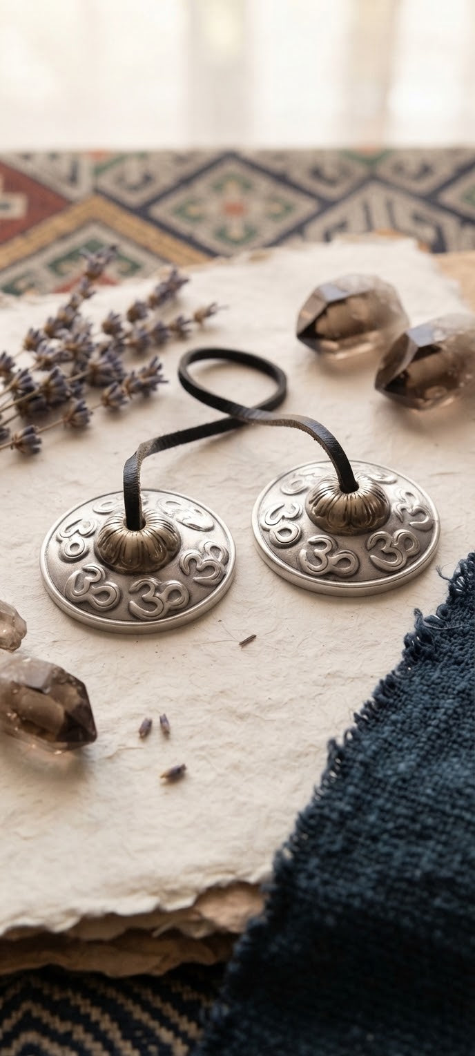 Tingsha de bronce con excelente vibración para meditación y relajación.Crótalos o címbalos budistas tibetanos.Envío gratis sin pedido mínimo.