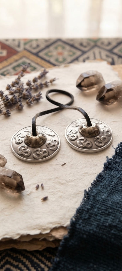 Tingsha de bronce con excelente vibración para meditación y relajación.Crótalos o címbalos budistas tibetanos.Envío gratis sin pedido mínimo.
