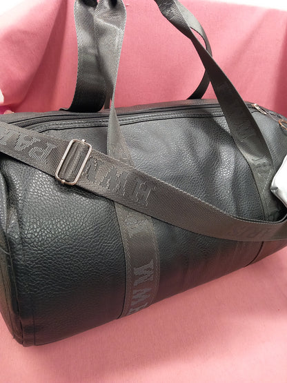 Leatherette travel or gym bag with purse included