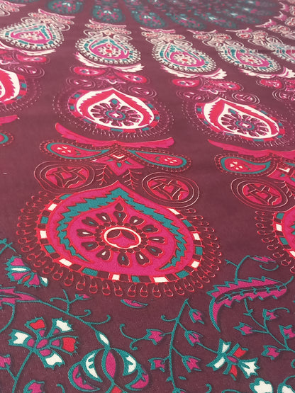 Jarapa Exclusiva multiusos fabricada en India.Envío gratis.Precio sin competencia.Mandala cashmere.