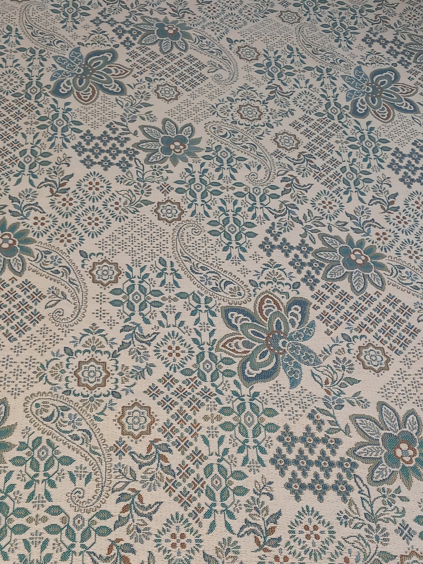 Tapiz aguamarina floral 130x100cm.Precio sin competencia.Multiusos.Envío Gratis.