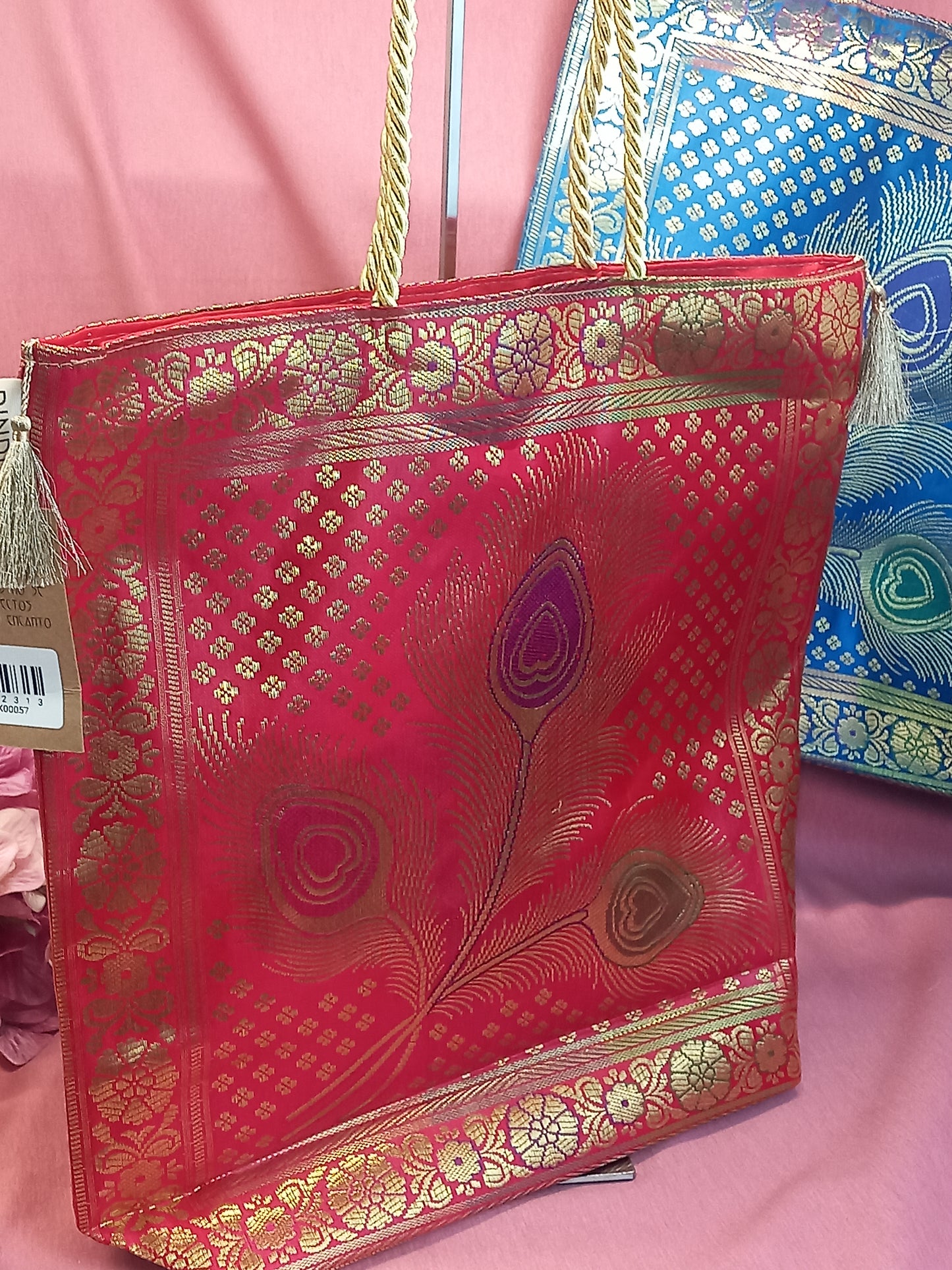 Tote seda,artesanía India,envío gratis y precio sin competencia.