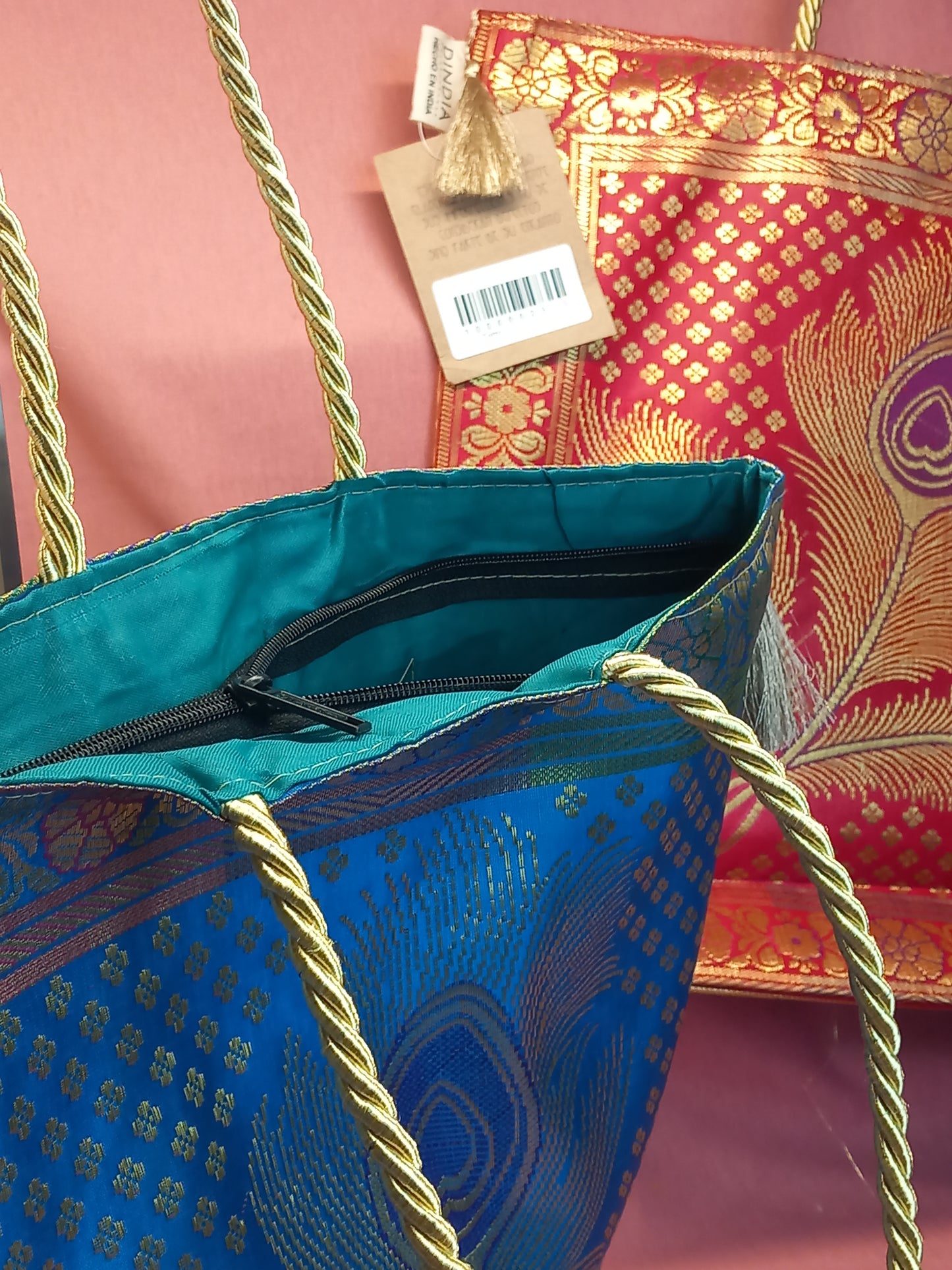 Tote seda,artesanía India,envío gratis y precio sin competencia.
