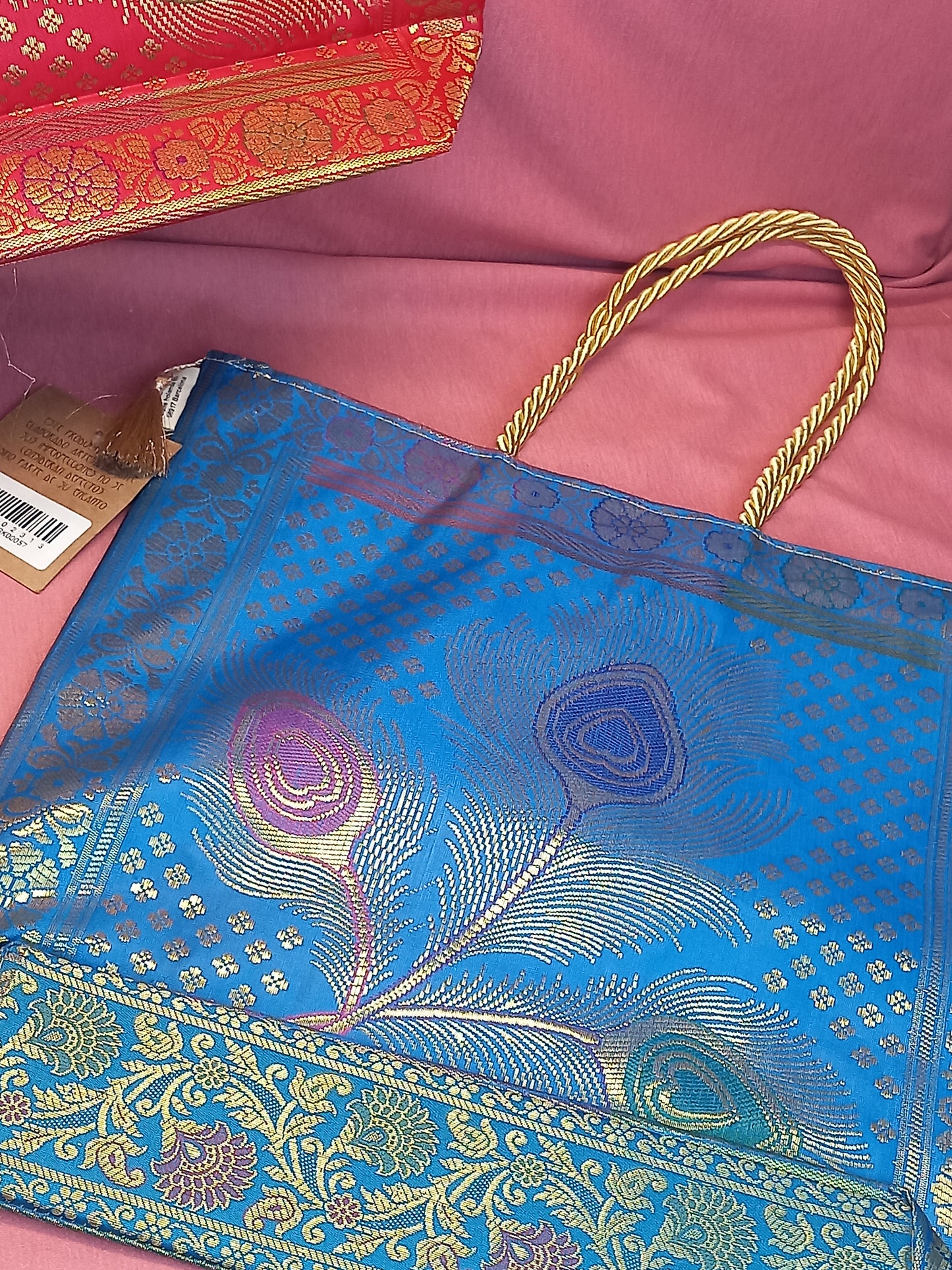 Tote seda,artesanía India,envío gratis y precio sin competencia.