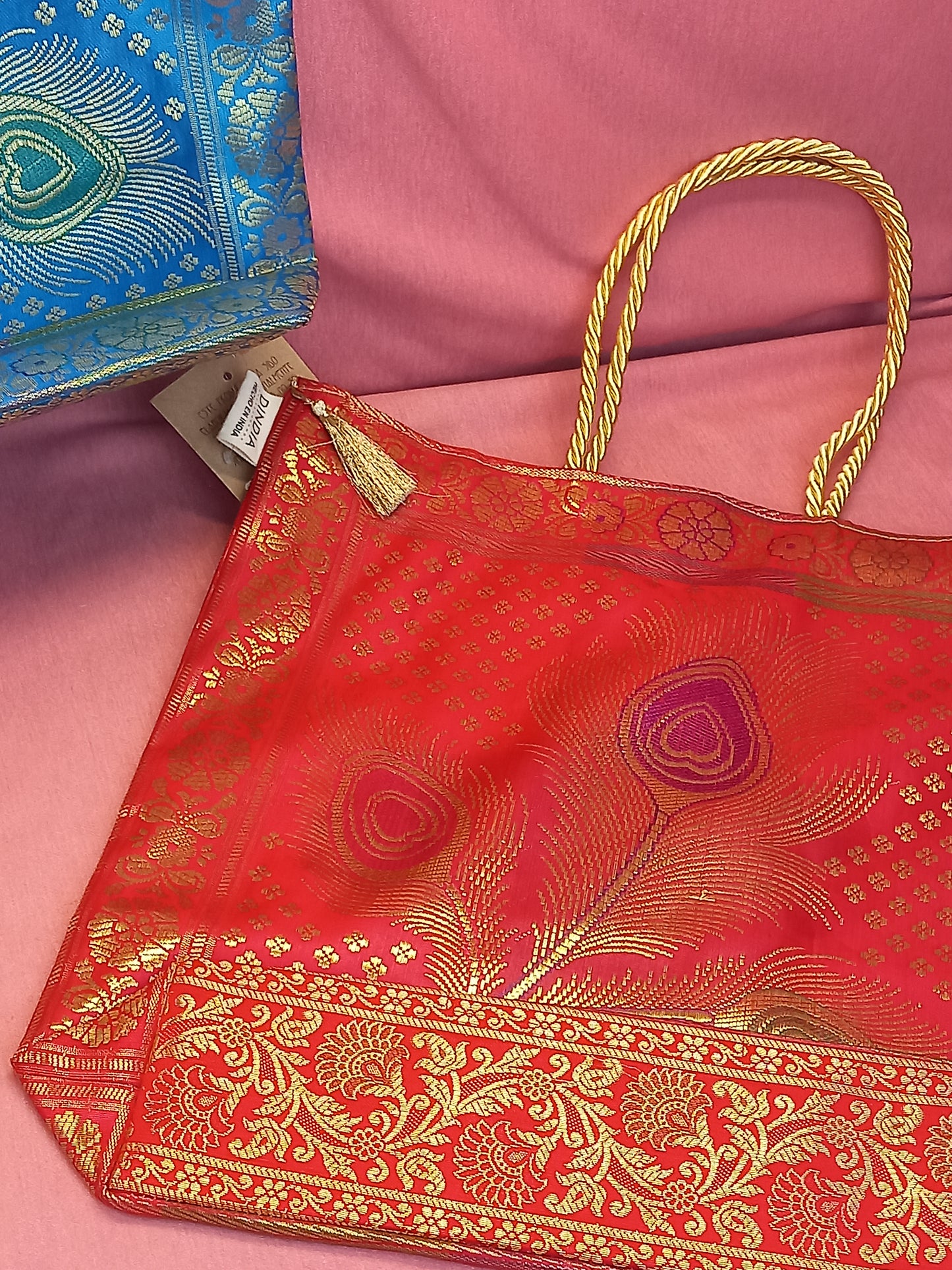 Tote seda,artesanía India,envío gratis y precio sin competencia.