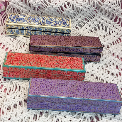 Joyero de cajita artesanía India. Precio sin competencia. Envío Gratis.