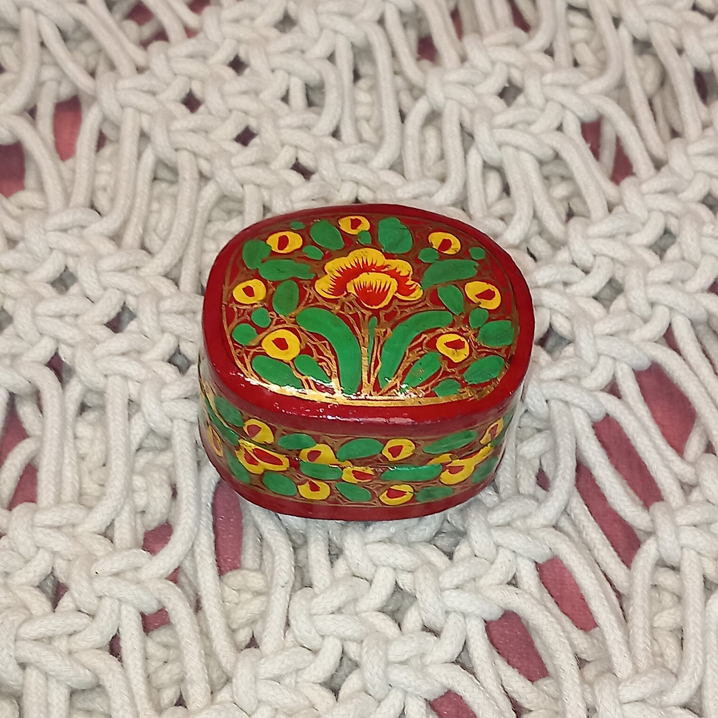 Cajitas Suruc Joyero XS cuadrada. Artesanía India.Complemento de bisuteria a precios bajos.Envío Gratis.