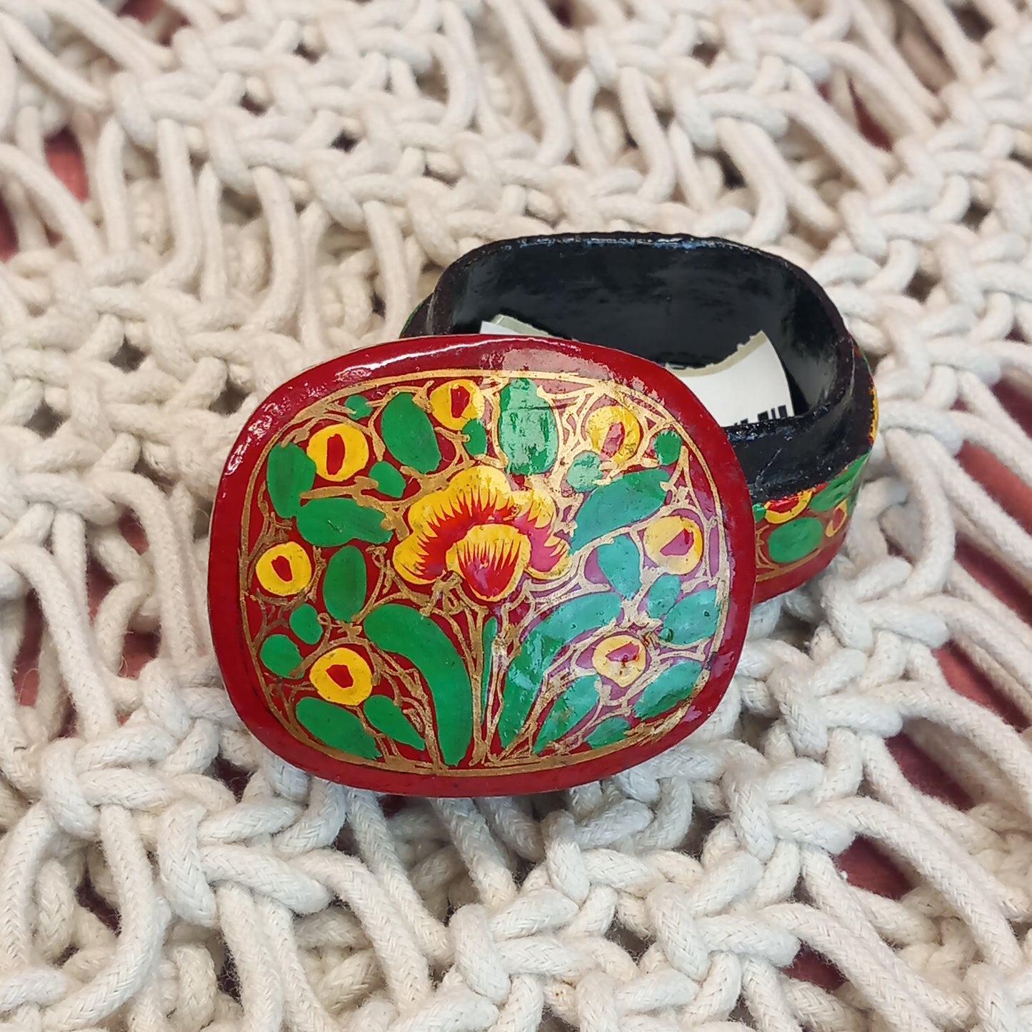 Cajitas Suruc Joyero XS cuadrada. Artesanía India.Complemento de bisuteria a precios bajos.Envío Gratis.