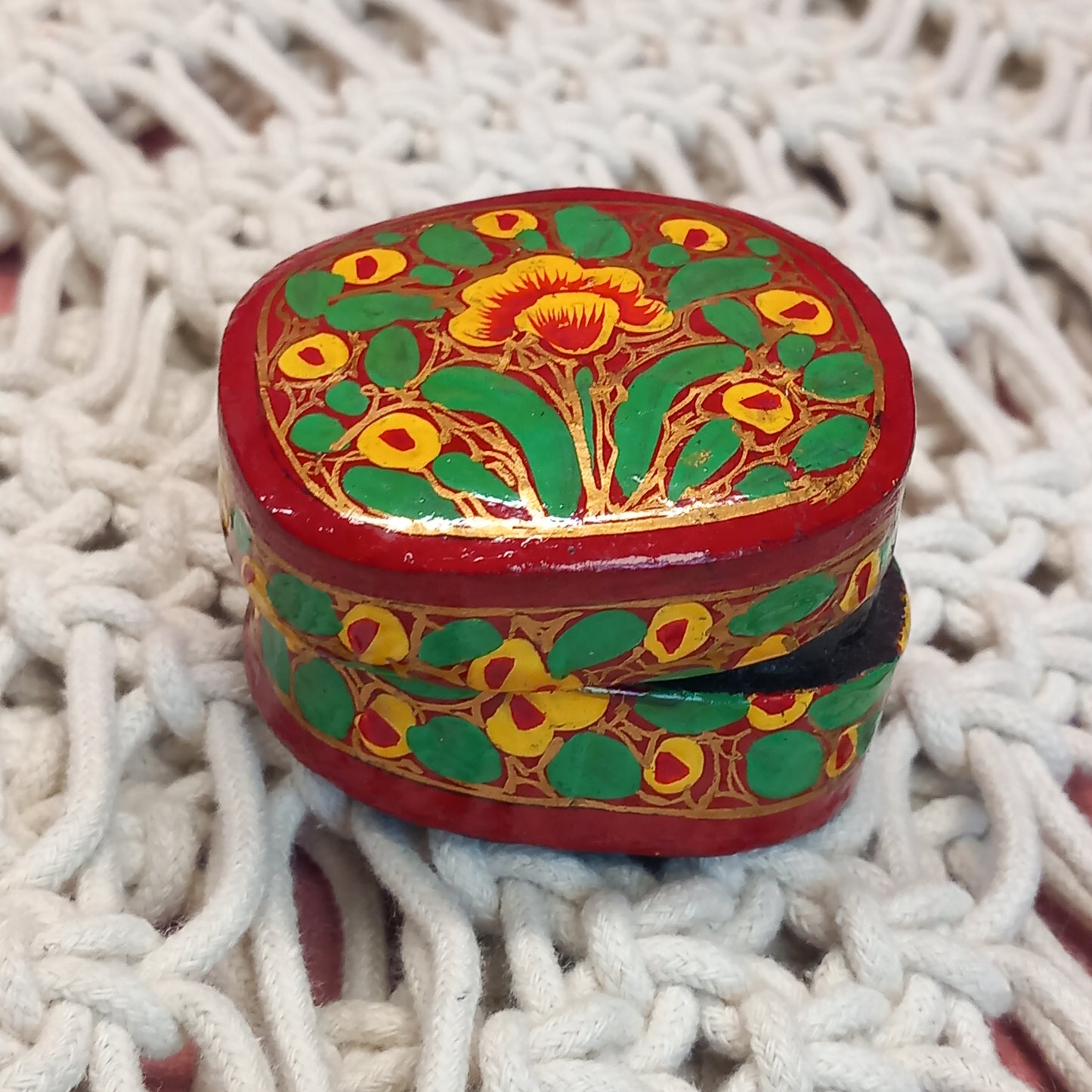 Cajitas Suruc Joyero XS cuadrada. Artesanía India.Complemento de bisuteria a precios bajos.Envío Gratis.