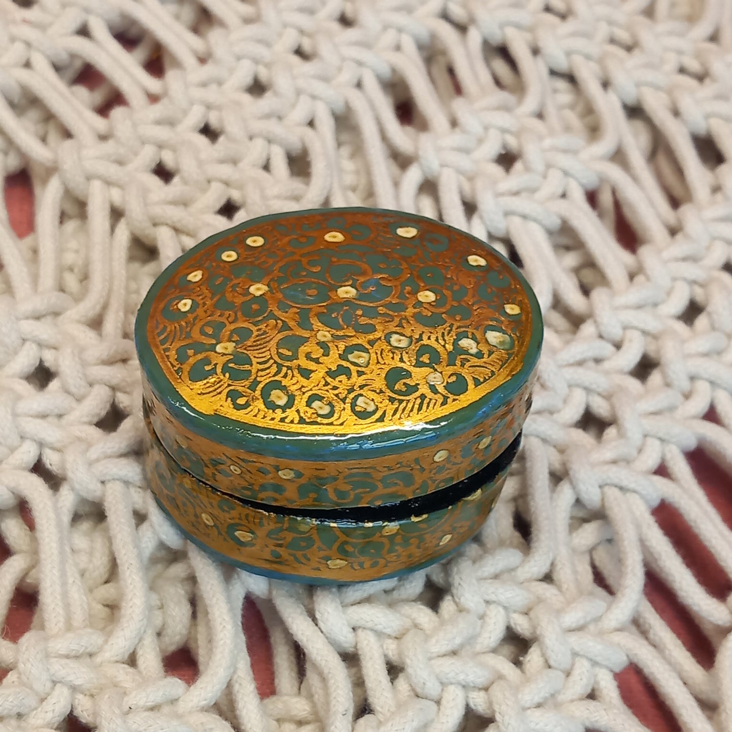 Cajitas Suruc Joyero XS ovalada. Artesanía India.Complemento de bisuteria a precios bajos.Envío Gratis.