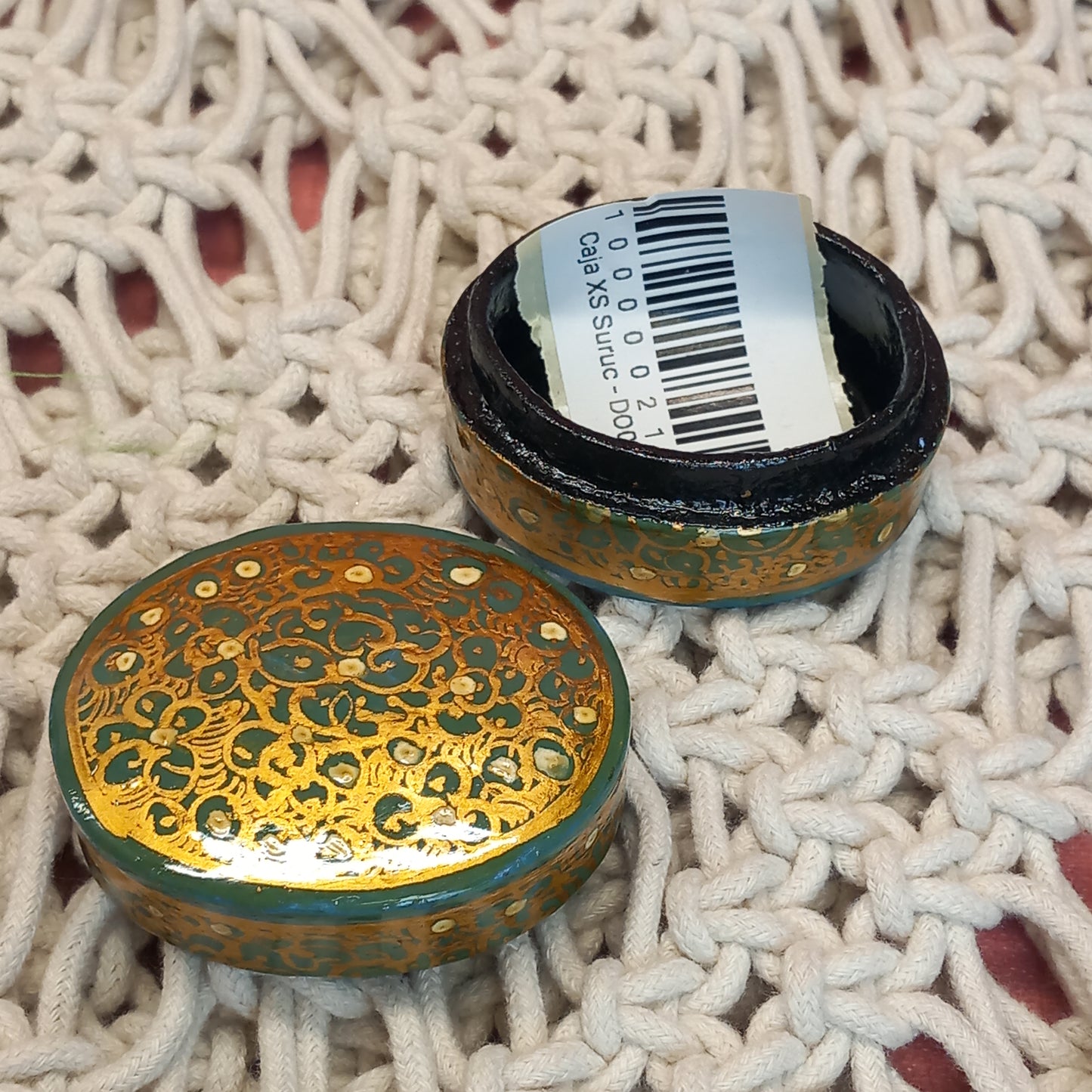 Cajitas Suruc Joyero XS ovalada. Artesanía India.Complemento de bisuteria a precios bajos.Envío Gratis.