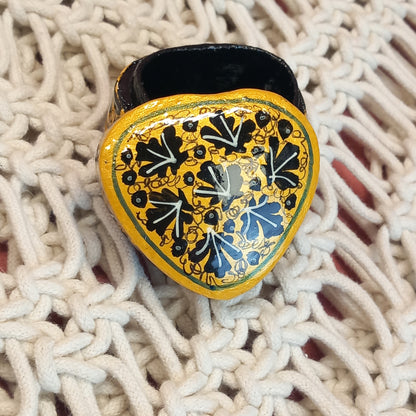 Cajitas Suruc Joyero XS corazón. Artesanía India.Complemento de bisuteria a precios bajos.Envío Gratis.