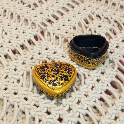 Cajitas Suruc Joyero XS corazón. Artesanía India.Complemento de bisuteria a precios bajos.Envío Gratis.