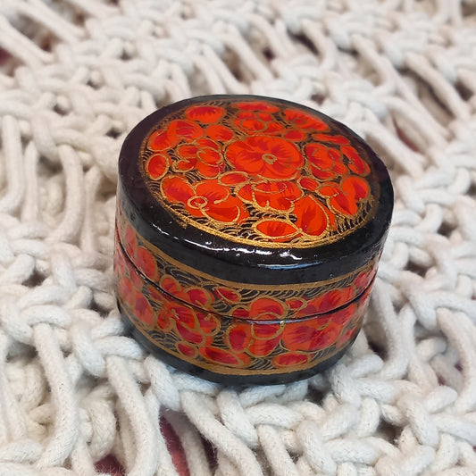 Cajitas Suruc Joyero XS redonda. Artesanía India.Complemento de bisuteria a precios bajos.Envío Gratis.