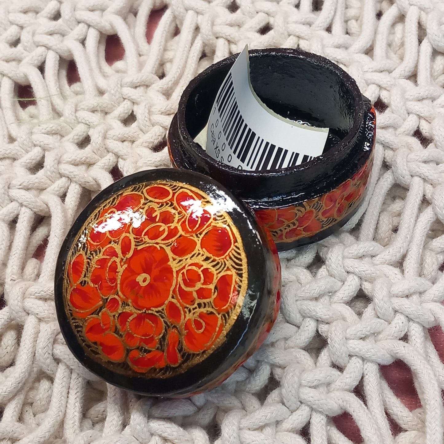 Cajitas Suruc Joyero XS redonda. Artesanía India.Complemento de bisuteria a precios bajos.Envío Gratis.