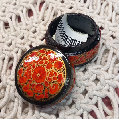 Cajitas Suruc Joyero XS redonda. Artesanía India.Complemento de bisuteria a precios bajos.Envío Gratis.