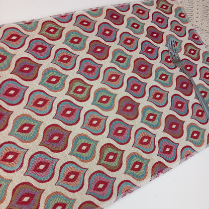 Juego de 2 manteles individuales dhurries print. Envío gratis y modelo amuleto.