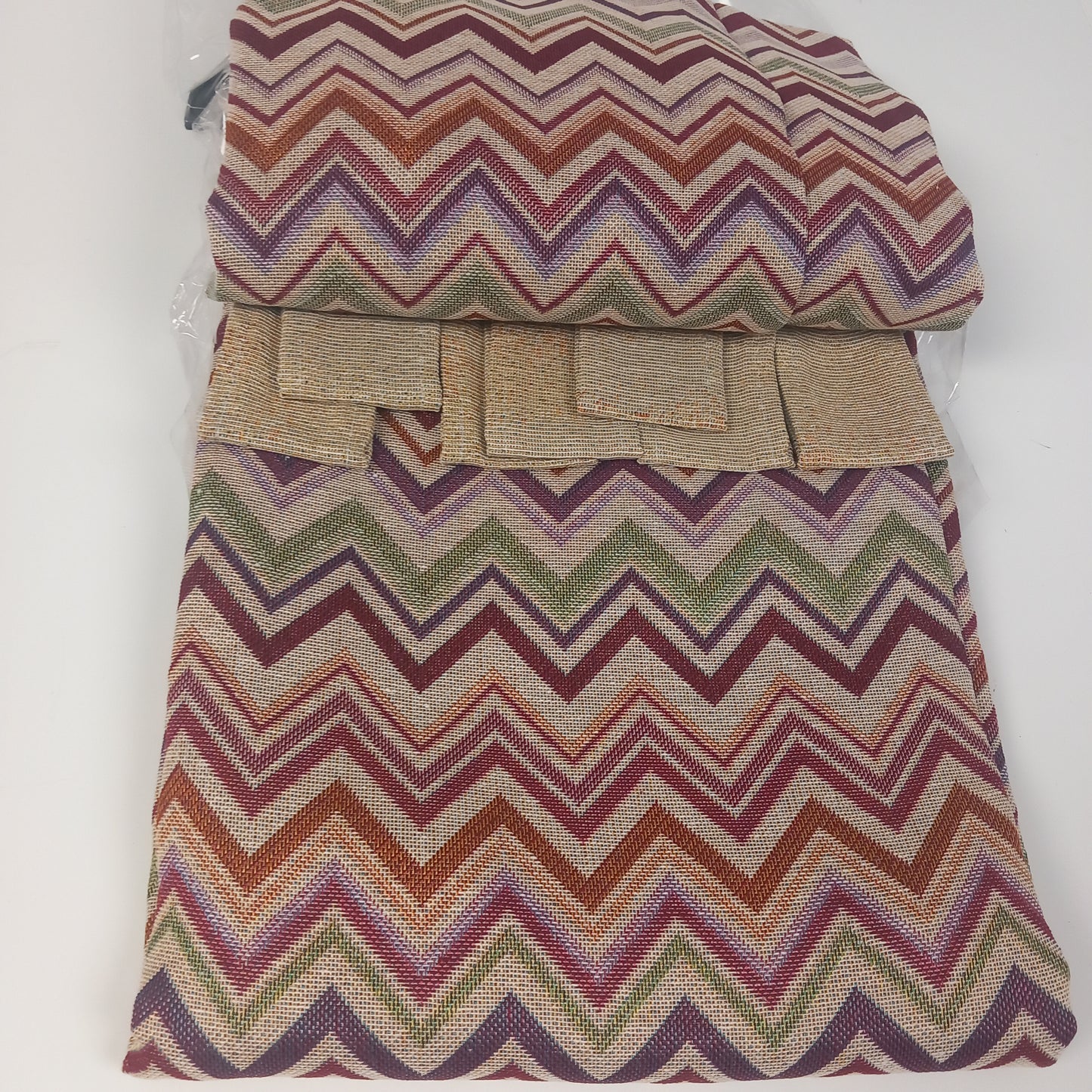 CORTINAS YA CONFECCIONADAS MODELO ZIG ZAG ROJO,ENVÍO GRATIS Y MUCHOS MÁS MODELOS DISPONIBLES