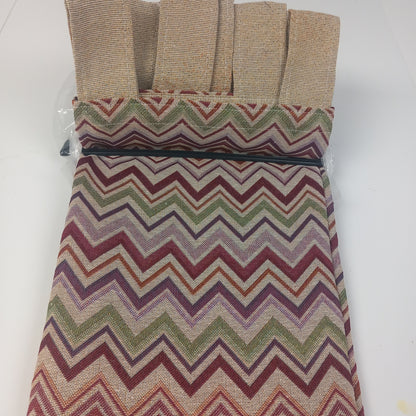 CORTINAS YA CONFECCIONADAS MODELO ZIG ZAG ROJO,ENVÍO GRATIS Y MUCHOS MÁS MODELOS DISPONIBLES