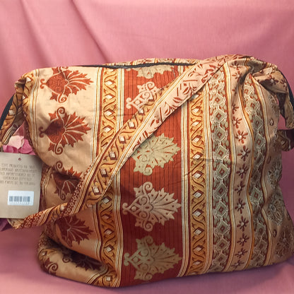 Bolso india de escapada, fin de semana,playa,montaña, gimansio...Con cremallera.Envío Gratis.Modelo Joya India.