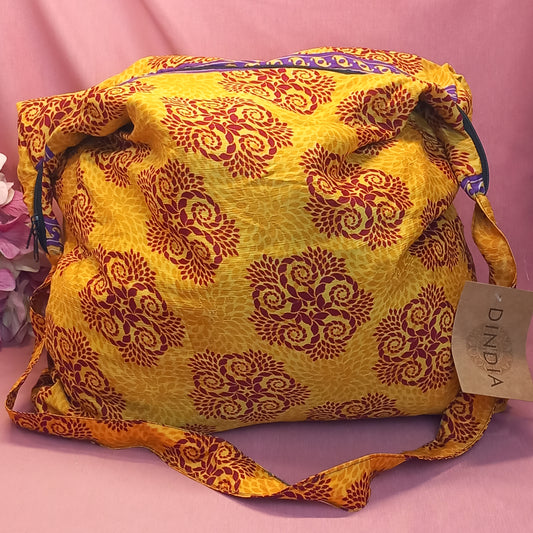 Bolso india de escapada, fin de semana,playa,montaña, gimansio...Con cremallera.Envío Gratis.Modelo Mandala