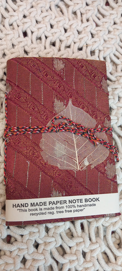 LIBRETAS SEDA 10X15CM ACCESORIOS ARTESANAL CON ENCANTO ESPECIAL.