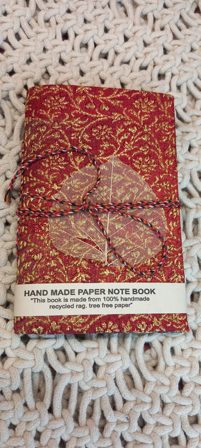 LIBRETAS SEDA 10X15CM ACCESORIOS ARTESANAL CON ENCANTO ESPECIAL.