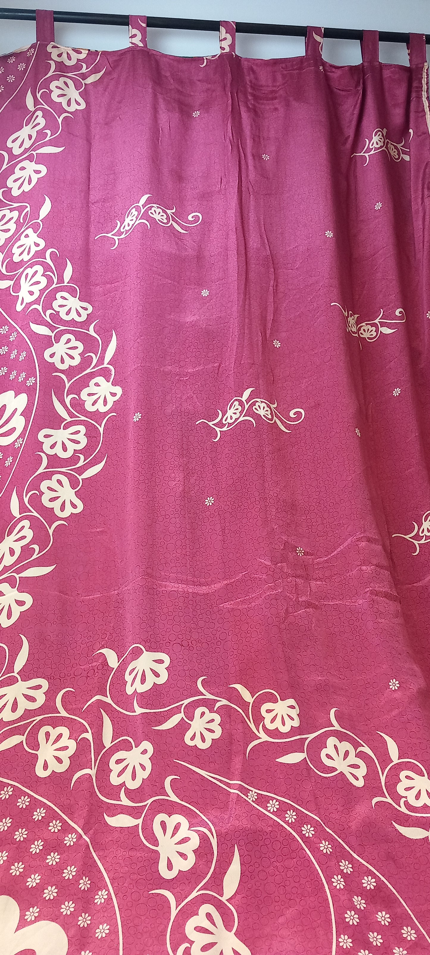 Cortinas ya confeccionadas reversibles en Seda India,modelos exclusivos, modelo tigre