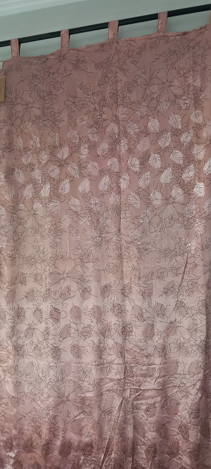 Cortinas reversibles ya confeccionadas técnico patchwork en India,modelo Maharaja.