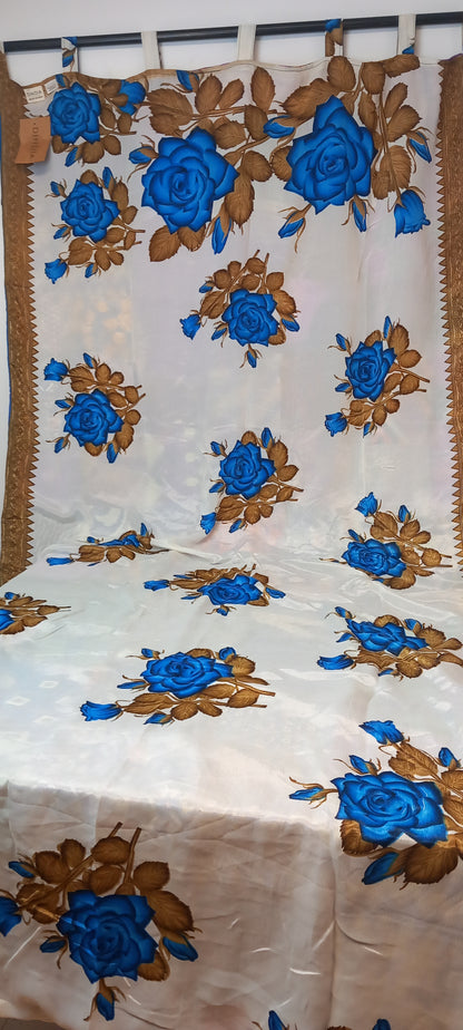 CORTINA MÁGICA PATCHWORK REVERSIBLE CON 2CARAS ARTESANÍA INDIA,ENVÍO GRATIS.