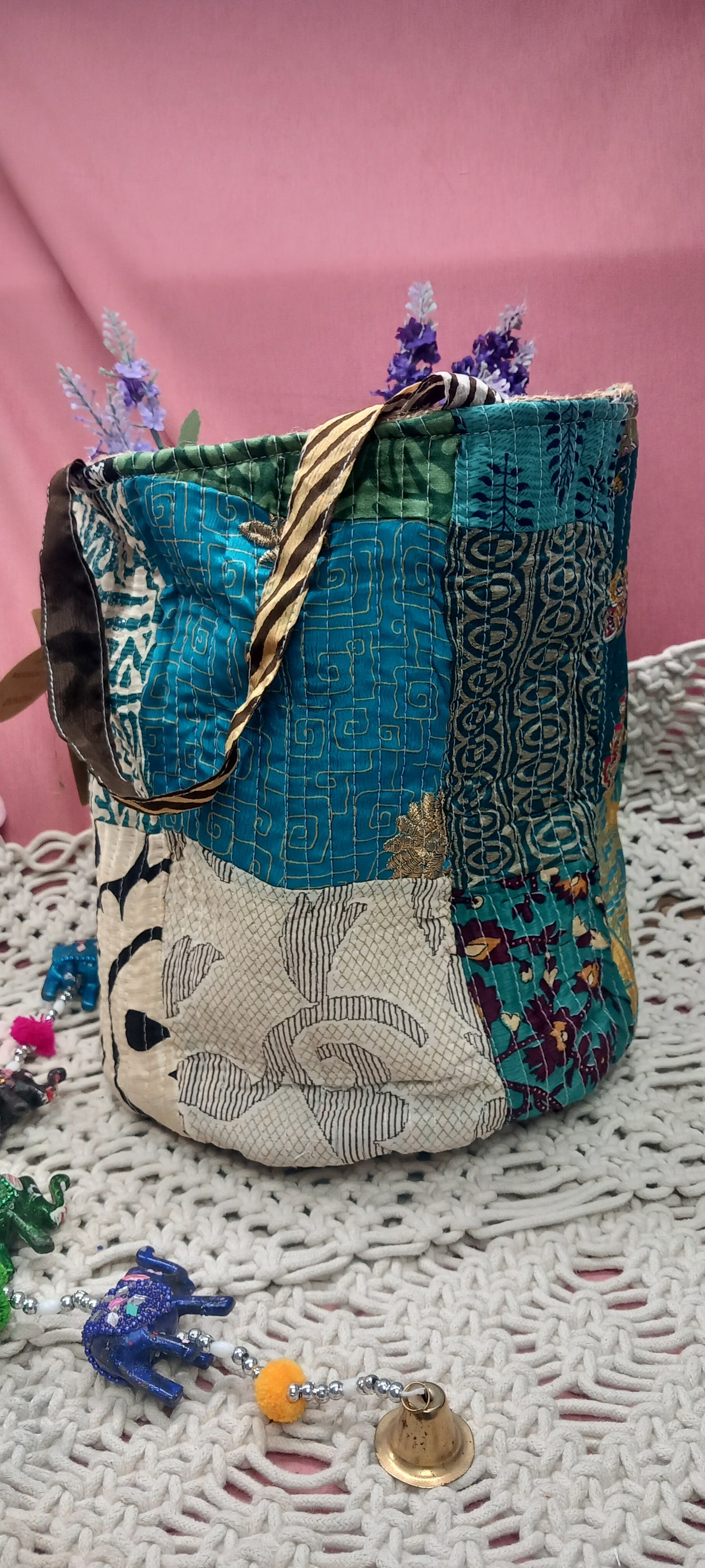 CESTO MULTIUSOS MAGICO,es PIEZA ARTESANAL ÚNICA INDIA,ENVÍO GRATIS SIN PEDIDO MÍNIMO MODELO BAMBOO.