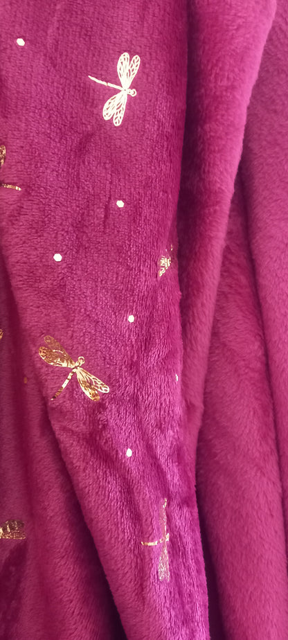 MANTA GRANDE MÁGICA TERCIOPELO DOBLE CARA 210X230CM.ENVÍO GRATIS SIN PEDIDO MÍNIMO.