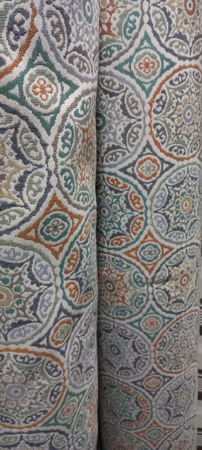 TELA MANDALAS DE ALGODÓN GOBELINO POR METROS,TESTOR TEXTIL CON ESTAMPADOS ÚNICOS. SE VENDE POR METROS Y CADA METRO ES DOBLE DE ANCHO.ENVÍO GRATIS SIN PEDIDO MÍNIMO.