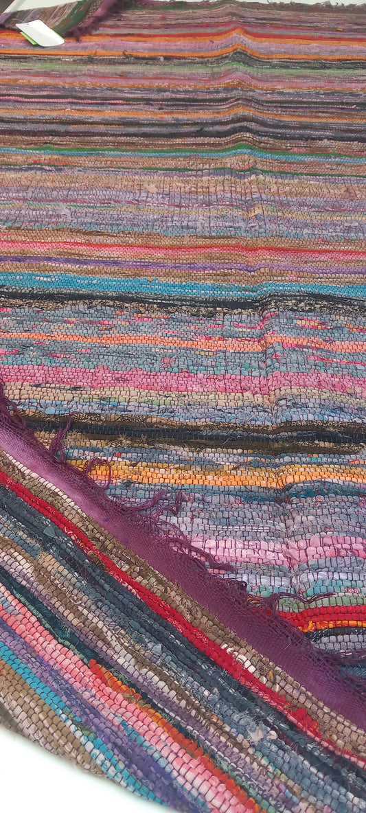 JARAPA PLAID ALFOMBRA FLECO BERENJENA,MODELO SHIVAYA MULTIUSOS Y MULTICOLOR 100X200CM.TEXTURA Y TRADICIÓN EN UNA SOLA PIEZA.ENVÍO GRATIS SIN PEDIDO MÍNIMO.