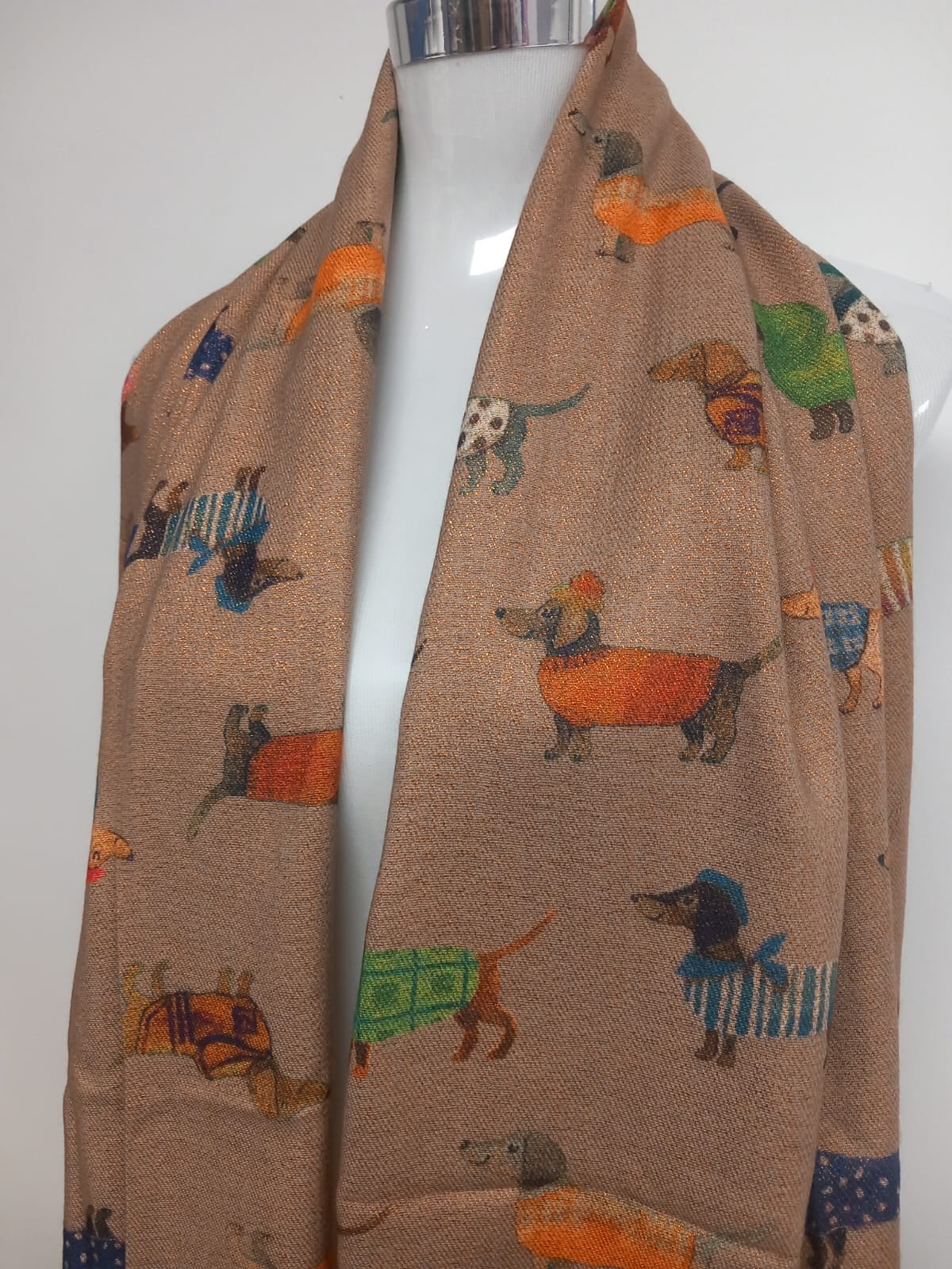 Cute Dogs Reversible Scarf