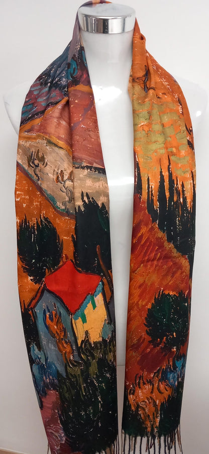 REVERSIBLE Art Scarf