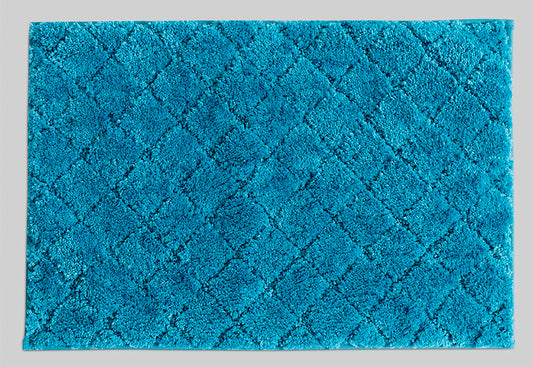 ALFOMBRA LISA EN AZUL PETRÓLEO,ANTIDESLIZANTE 100%MICROFIBRA.ENVÍO GRATIS SIN PEDIDO MÍNIMO.