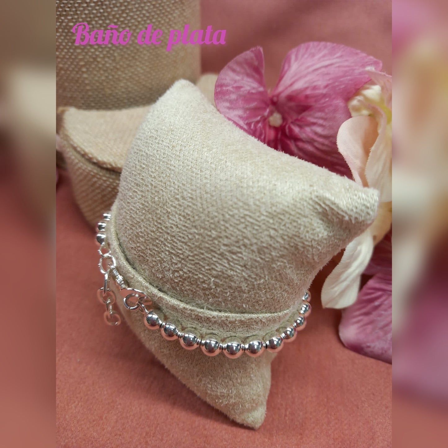 Pulseras BAÑO DE PLATA